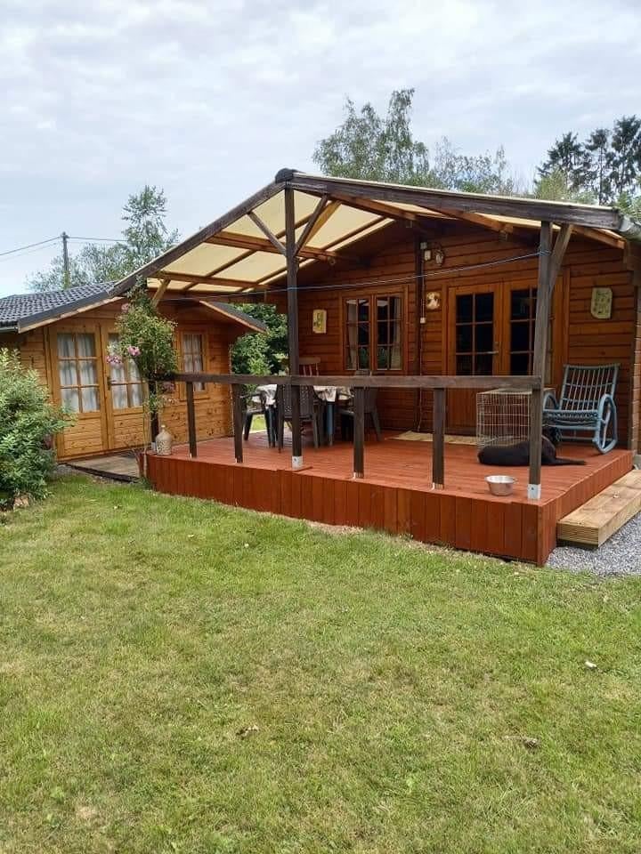 Chalet te huur omg Durbuy Hotton Barvaux HONDEN TOEGELATEN, Vacances, Jardin, 2 chambres