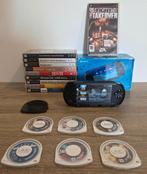 PSP Street Boxed + 16 UMD + carte mémoire de 2 Go, Autres modèles, Enlèvement ou Envoi, Utilisé, Avec jeux