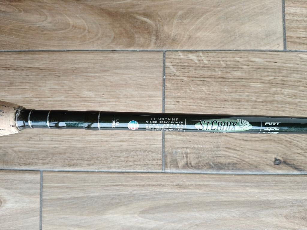 St. Croix Legend Elite Musky LEM90MHF snoek, Watersport en Boten, Hengelsport | Roofvissen, Ophalen, Gebruikt, Werphengel