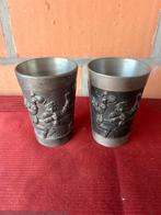 tinnen bekers, Antiek en Kunst, Ophalen of Verzenden