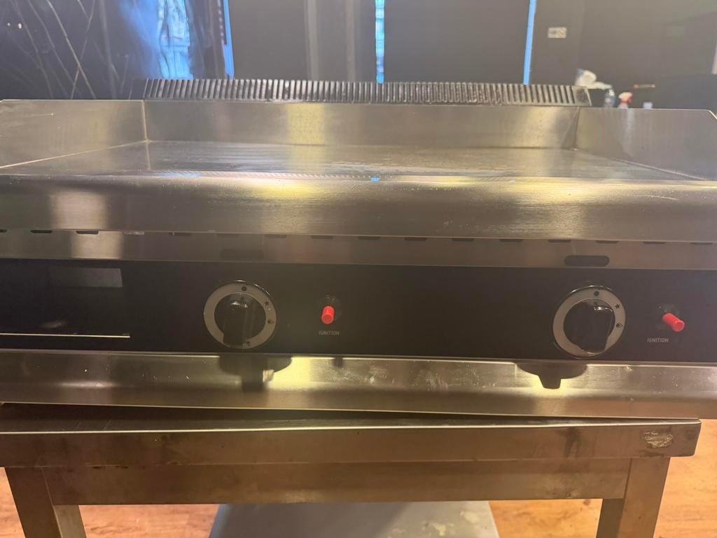 bakplaat op gas, Ophalen