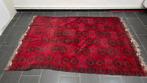 tapis couleur rouge fait a main en parfait état dimensions 1, Rouge