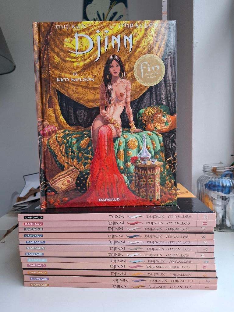DJINN TOMES 1 à 13 MIRALLES SERIE COMPLETE + Ex-LIBRIS EO, Complete serie of reeks, Ophalen of Verzenden, Zo goed als nieuw