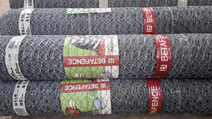 -50% korting! Nieuwe rollen kippengaas Betafence 100cm x50m, Jardin & Terrasse, Gaze & Fils, Neuf, Fil, Enlèvement ou Envoi