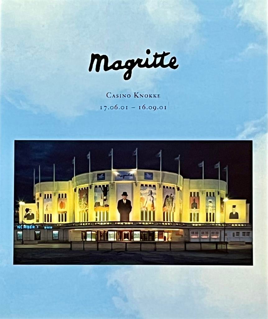 Magritte - Knokke Casino 2001 - Brochure 4 pages - 29x24 cm, Enlèvement ou Envoi