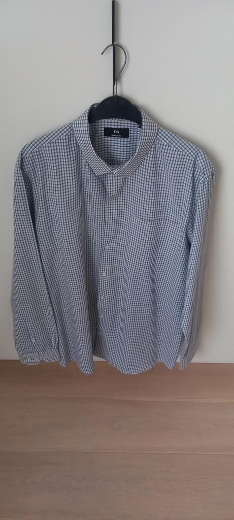 2 stuks,  heren hemden, Xl van C&A., Vêtements | Hommes, Chemises, Comme neuf, Tour de cou 43/44 (XL), Bleu, Enlèvement