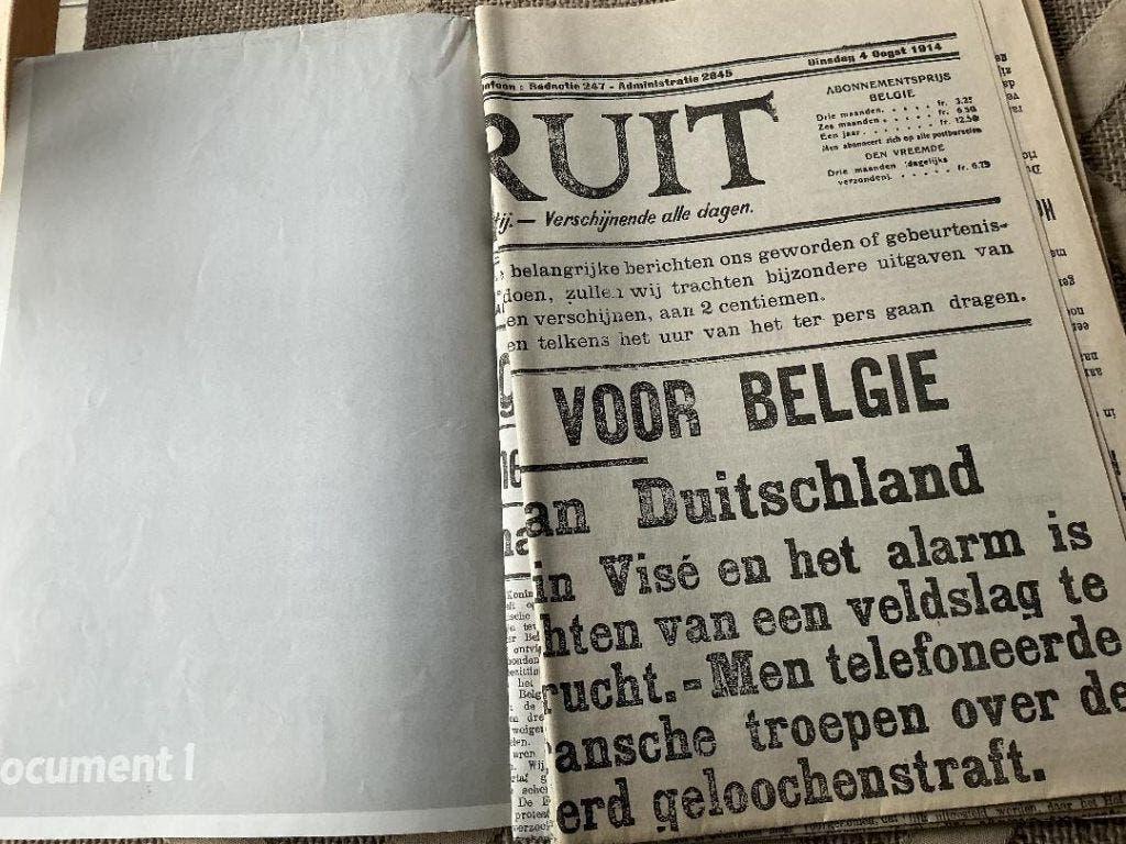 Oorlogskranten, Ophalen of Verzenden, Gebruikt