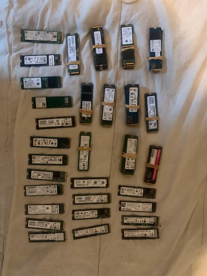 SSD NVMe & SATA (Vente unitaire possible), Computers en Software, Harde schijven, Refurbished, Desktop, Intern, SSD, SATA, Ophalen of Verzenden