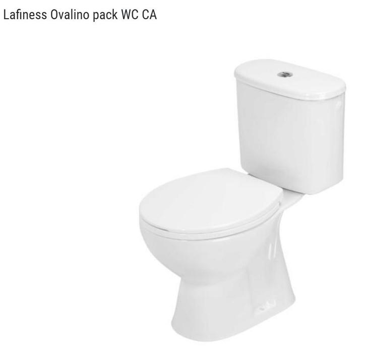 Lafiness Ovalino WC-pakket NIEUW, Doe-het-zelf en Bouw, Sanitair, Nieuw, Toilet, Ophalen