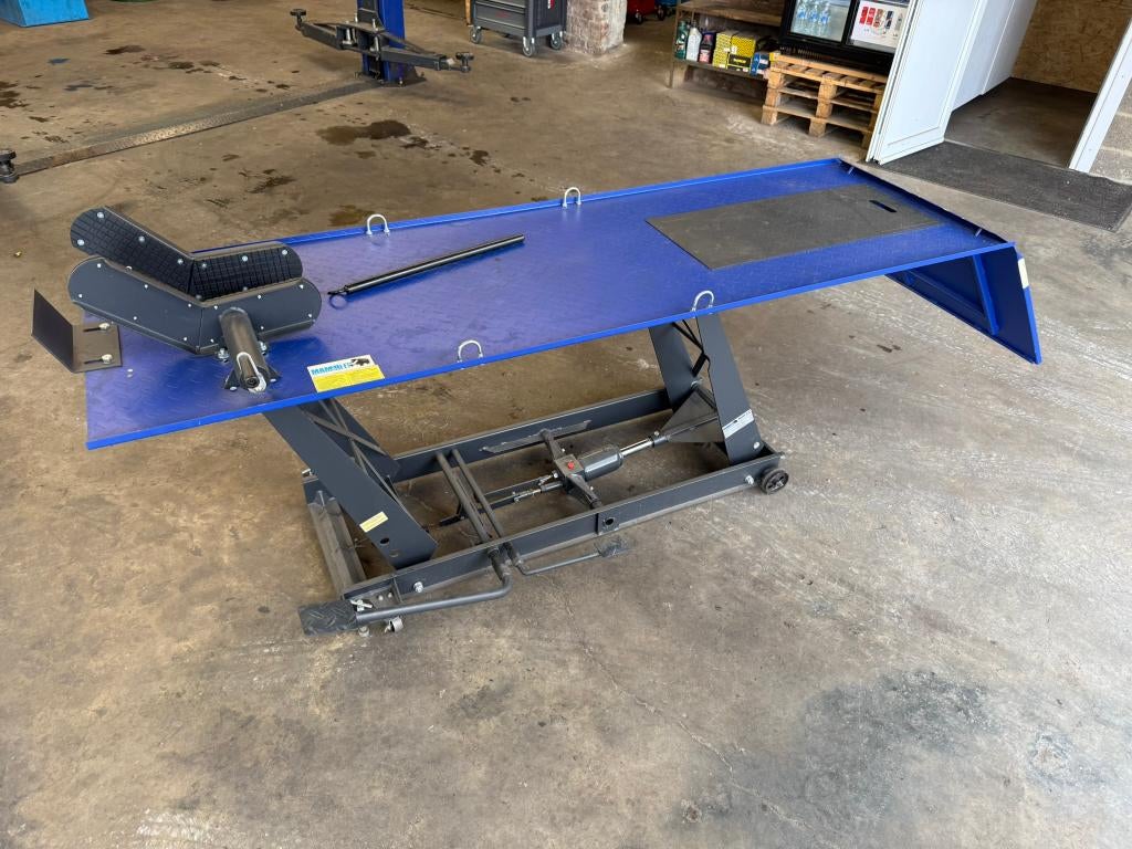 Pont élévateur moto 450 kg, Enlèvement