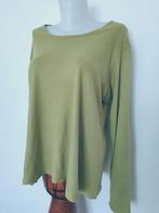 Haut manches longues vert pistache / sauge 46 / 48 très doux, Enlèvement ou Envoi, Vert, Manches longues