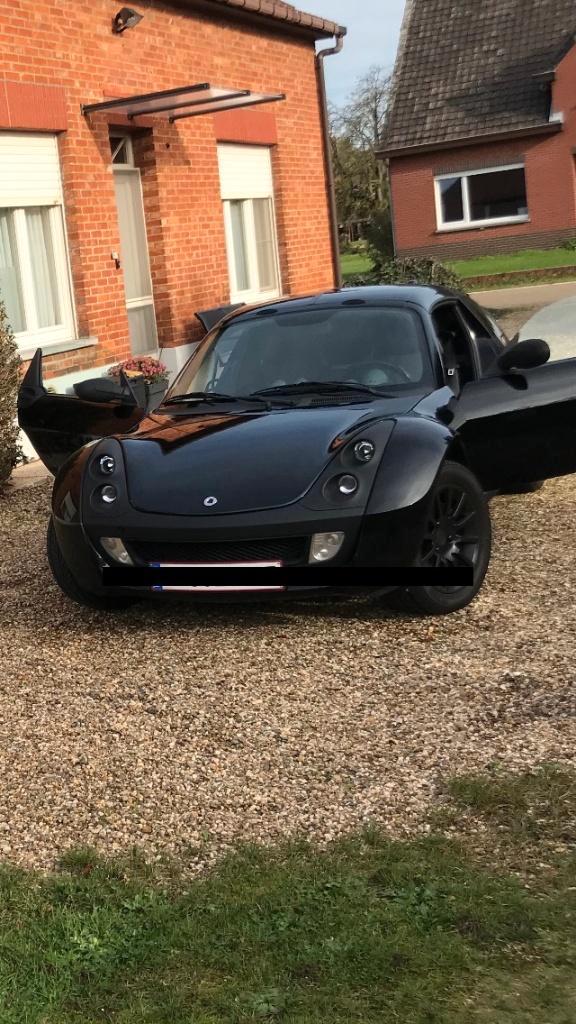 Smart Roadster coupe, Autos, Smart, Particulier, Roadster, Essence, Euro 3, Coupé, 3 portes, Automatique, Noir, Gris, Tissu, Propulsion arrière