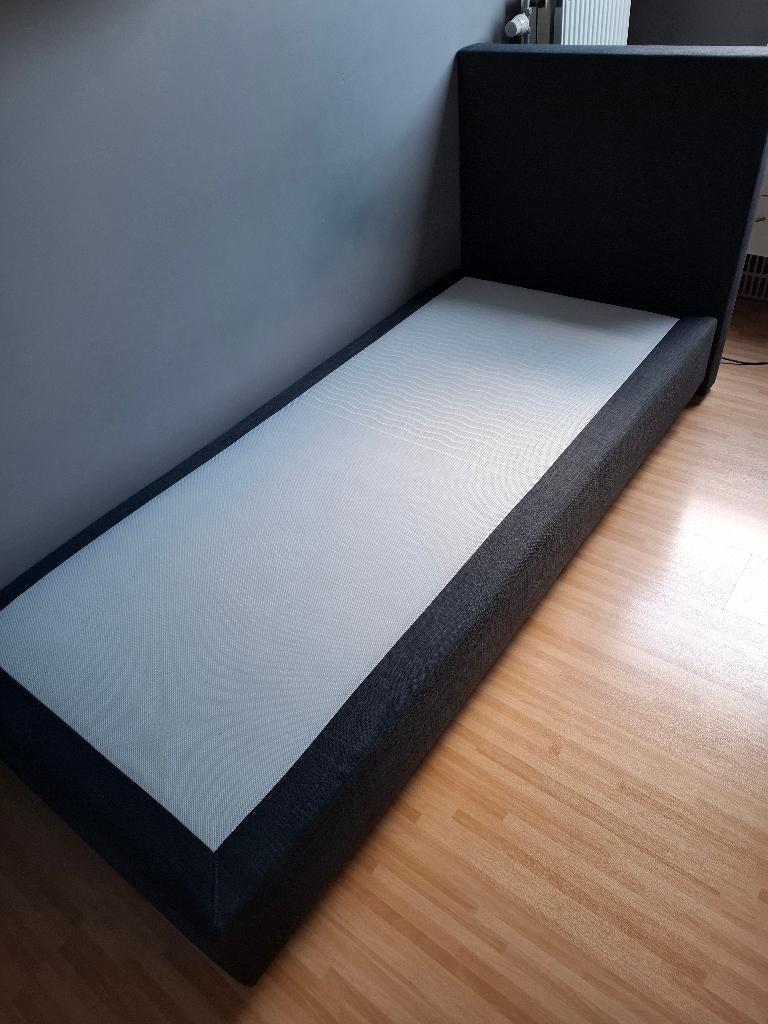 Eénpersoonsbed - boxspring., Ophalen, Gebruikt, 90 cm, Eenpersoons