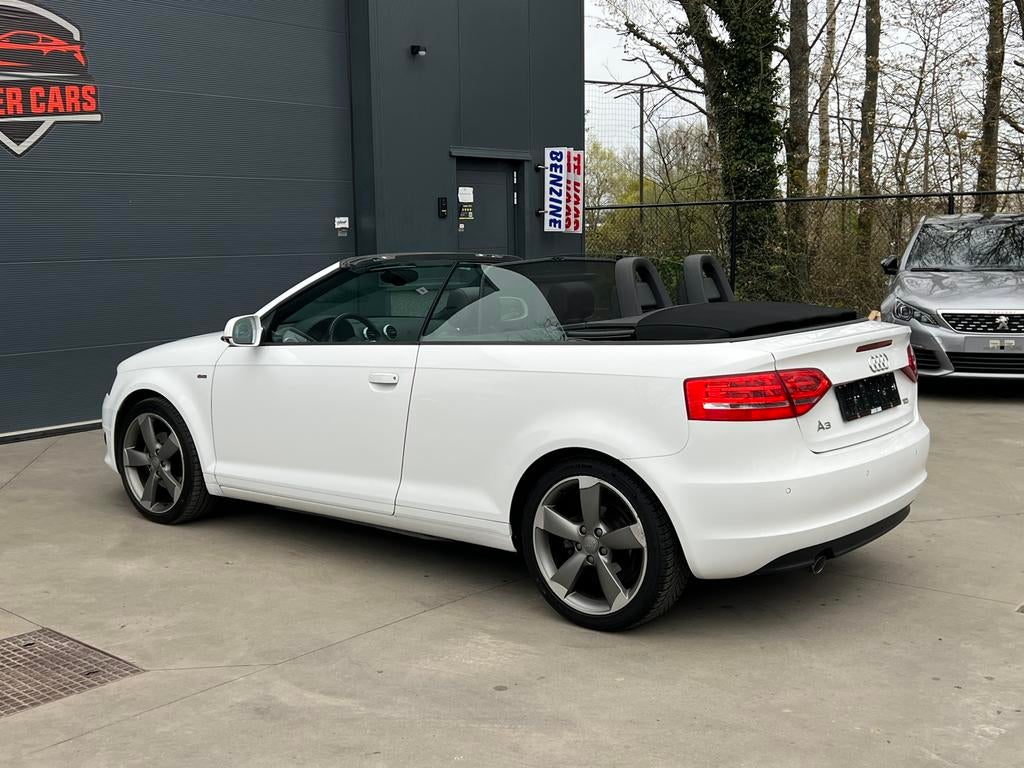 Audi A3 Cabriolet 2.0 TDi Ambition S line ZetelVerw., Autos, Cuir, Euro 5, Achat, Airbags