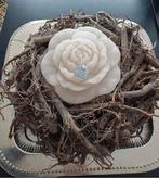 Mooie krans met kaars in als decoratie, in perfecte staat, Enlèvement ou Envoi