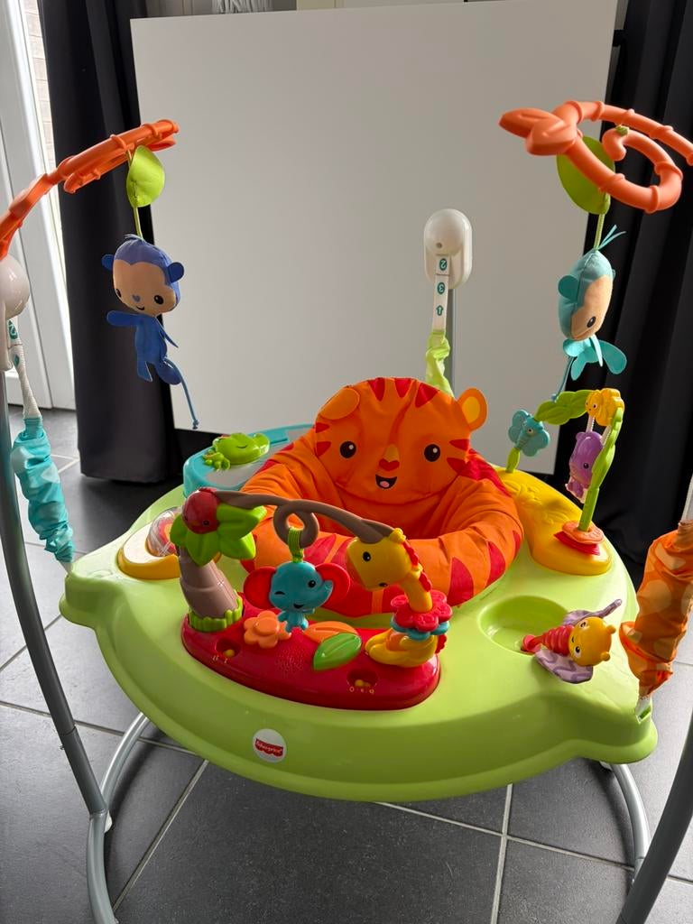 Fisher Price Jumperoo Rainforest, Enlèvement, Comme neuf
