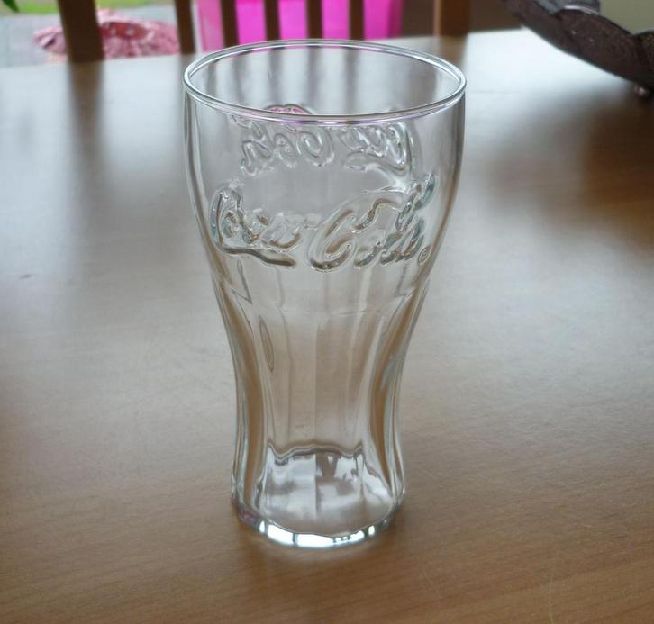 Transparant Coca-Cola glas 370 ml, Verzamelen, Glas en Drinkglazen, Ophalen of Verzenden