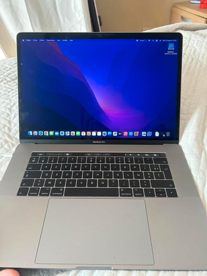 MacBook Pro 15″ 2017 – Core i7 – 16 Go RAM, Computers en Software, Apple Macbooks, Zo goed als nieuw, MacBook, 15 inch, Ophalen