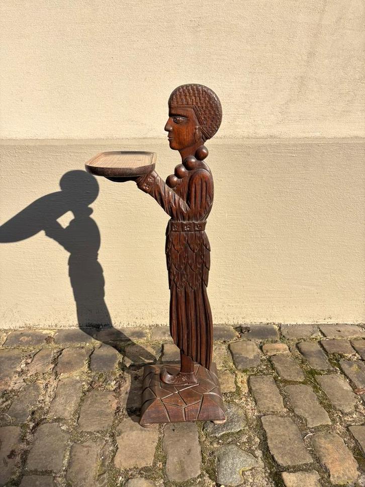 Houten art deco display, Antiek en Kunst, Curiosa en Brocante, Ophalen