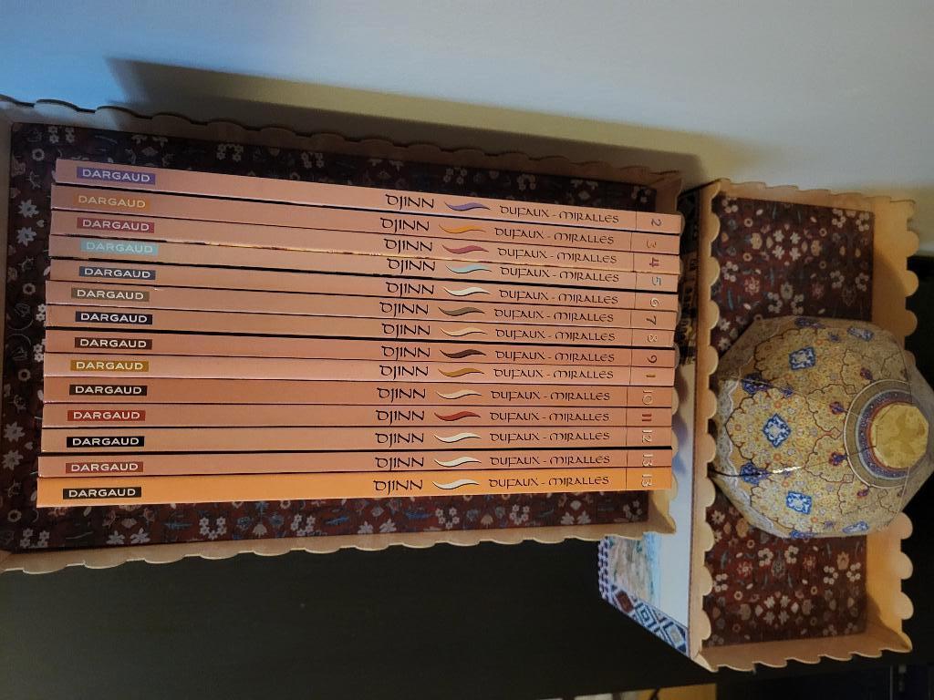 Coffret "Temple" Djinn en parfait état, 14 tomes ., Livres, Série complète ou Série, Enlèvement, Comme neuf
