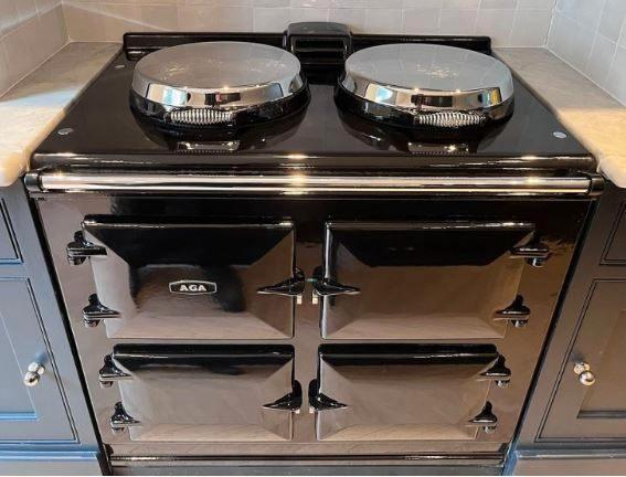 Aga dual control 3 oven elektrisch, Elektronische apparatuur, Fornuizen, Zo goed als nieuw, Elektrisch, Grill, Ophalen of Verzenden