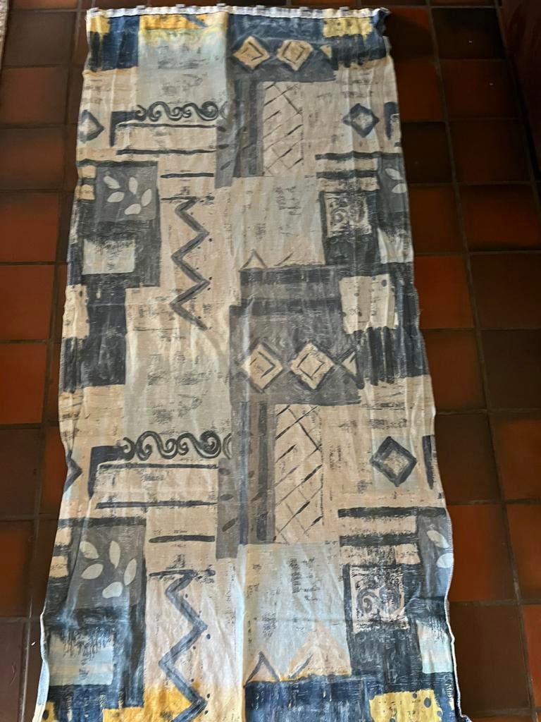 Gordijnen voortent, Ophalen, Gebruikt