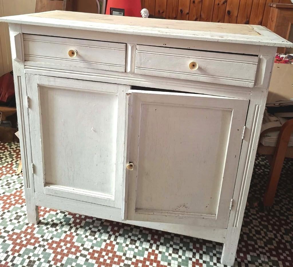 meuble buffet a rafraichir, Enlèvement, Utilisé, Pin, Avec tiroir(s)
