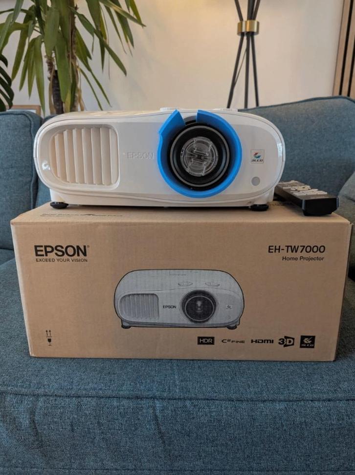 Projecteur UHD 3LCD Epson EH-TW7000 4K Pro, TV, Hi-fi & Vidéo, Projecteurs vidéo, Utilisé, LCD, Ultra HD (4K), Enlèvement ou Envoi