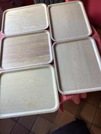 5 plateaux légers en bois, Enlèvement, Utilisé, Rectangulaire, Bois