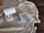 Spots wit, 1 vierkant, 1 rond, Maison & Meubles, Lampes | Spots, Neuf, Enlèvement ou Envoi, LED, Spot encastrable ou Spot mural