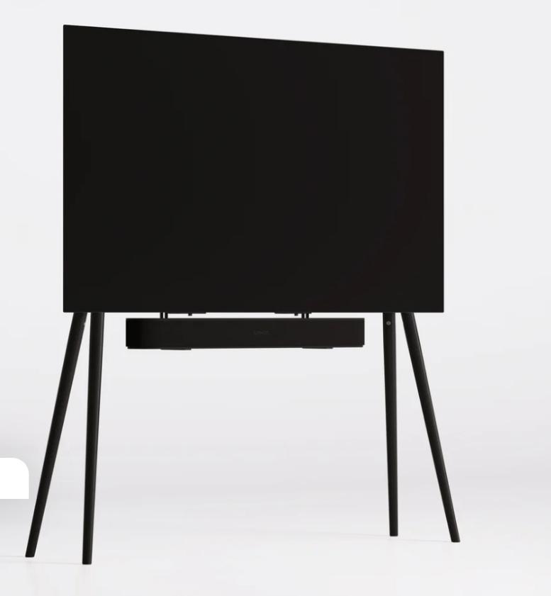 Zwarte TV-poten uit berkenhout (JALG), Ophalen, 50 tot 100 cm, Zo goed als nieuw, Minder dan 100 cm