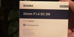 Sigma 30mm f1.4 contemporary dc dn, Ophalen