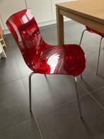 Calligaris l’eau stoelen rood, Maison & Meubles, Chaises, Rouge, Modern Design, Synthétique, Enlèvement