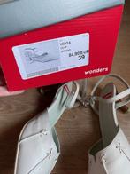 Beige lederen schoenen maat 39 nieuwstaat, Enlèvement, Beige