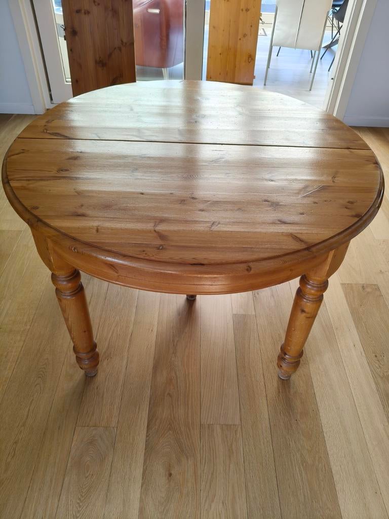 Grenen tafel, Huis en Inrichting, Tafels | Eettafels, Ophalen, Ovaal