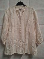 Shoeby Blouse Crème/Goud Metallic S, Verzenden, Beige, Zo goed als nieuw, Shoeby