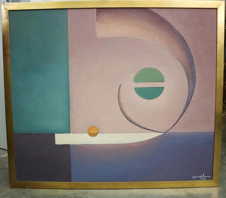 Gerard LAENEN, Compositie 1969, Antiek en Kunst, Kunst | Schilderijen | Klassiek, Ophalen