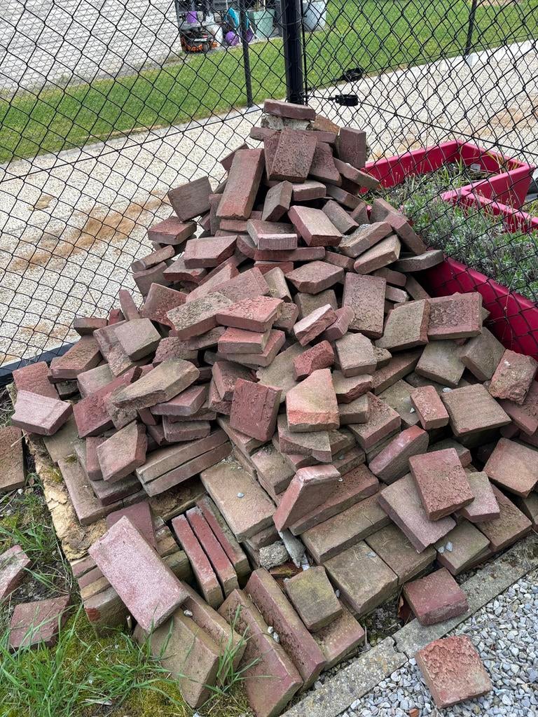 Gratis: gevelstenen / klinkers, Enlèvement, Utilisé, Autres types, Autres matériaux