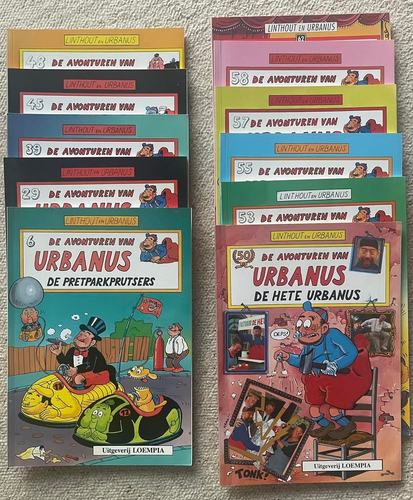 Urbanus - Avonturen van Urbanus strips, Boeken, Stripverhalen, Meerdere stripboeken, Ophalen, Zo goed als nieuw