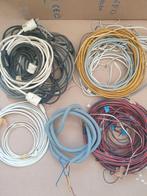Partij elektrische kabels + coax en luidsprekerkabel, Doe-het-zelf en Bouw, Ophalen