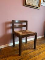 3 stoelen met rieten zitting, Huis en Inrichting, Stoelen, Ophalen, Gebruikt, Hout, Modern