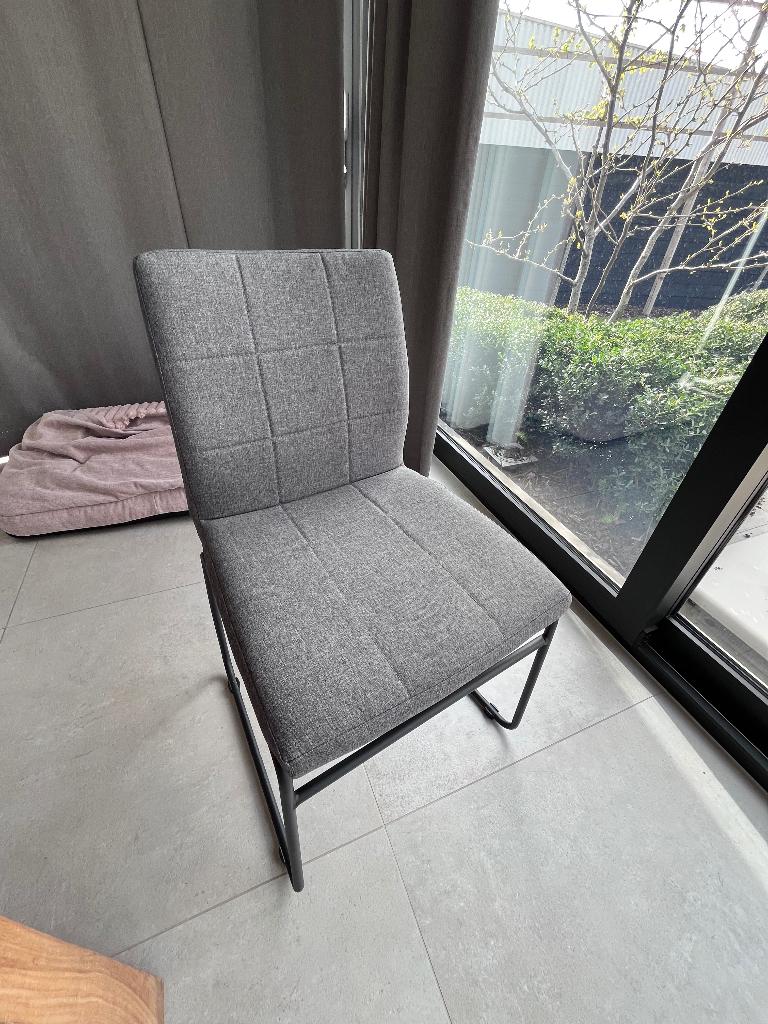 Stoelen 6x, Maison & Meubles, Chaises, Enlèvement, Comme neuf, Gris