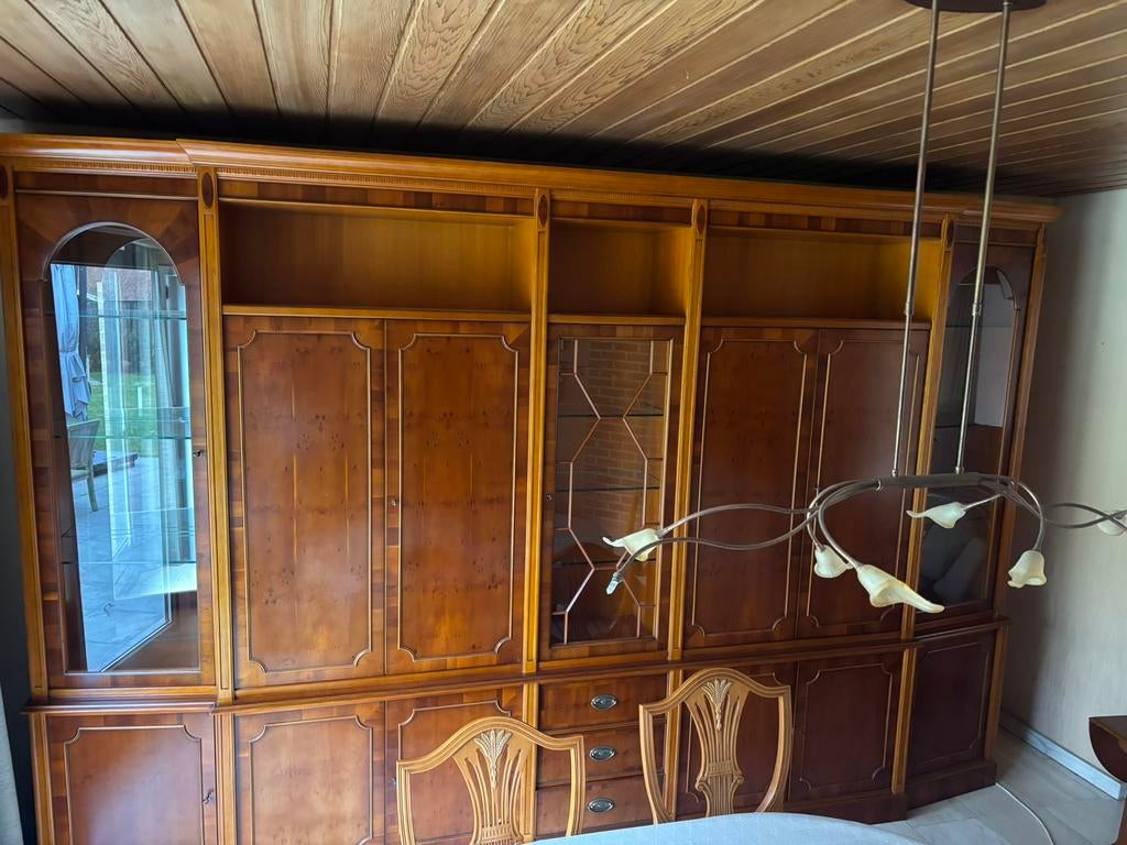 wandkast met bar, Antiek en Kunst, Ophalen