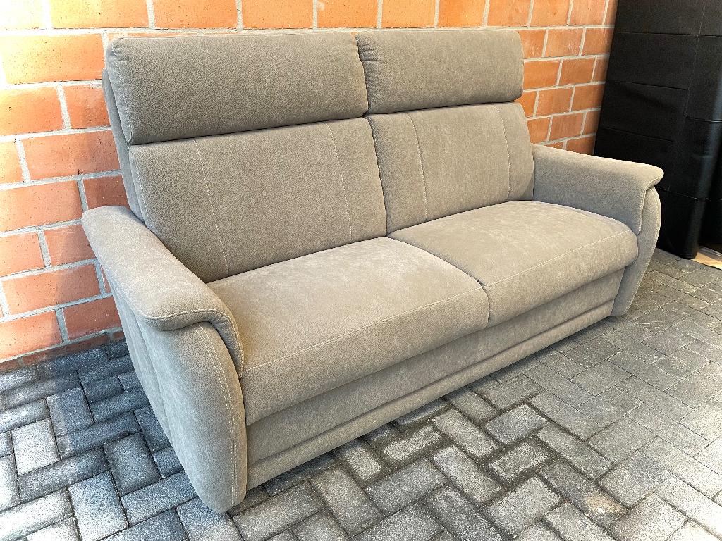 3 zit zetel in microvezel stof - als nieuw, Ophalen, Zo goed als nieuw, Stof