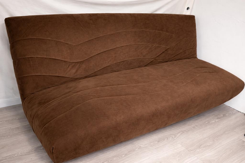 Canapé Futon convertible lit, Maison & Meubles, 210 cm, Brun, Enlèvement, Deux personnes