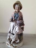 Beeldje in aardewerk (Vrouw met hondje), Ophalen