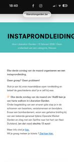 2 tickets gegidst bezoek Liberation Garden Leopoldsburg, Tickets en Kaartjes, Twee personen