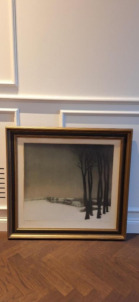 Valerius De Saedeleer / Roger Hebbelinck, Ophalen, Ingelijst