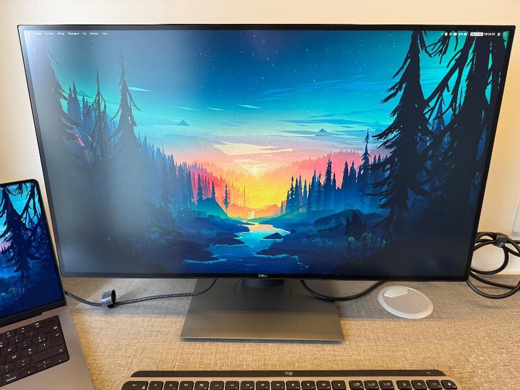 Dell Ultrasharp U2720Q 27inch 4K USB-C monitor, Computers en Software, Monitoren, Ophalen, IPS, In hoogte verstelbaar, DELL