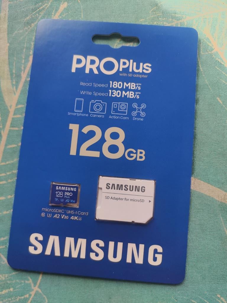 Samsung MB-MD128SA/EU, Audio, Tv en Foto, Foto | Geheugenkaarten, Ophalen, Drone, Nieuw, Samsung